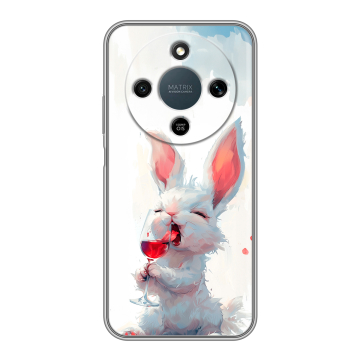 Силиконовый чехол на Honor X9d с принтом кролик зайчик Силиконовый чехол на Honor X9d с принтом кролик зайчик