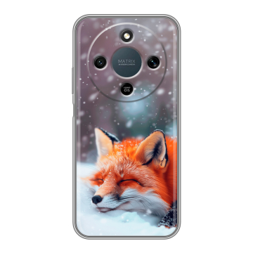 Силиконовый чехол на Honor X9d с принтом лиса Силиконовый чехол на Honor X9d с принтом лиса