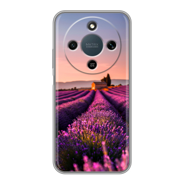Силиконовый чехол на Honor X9d с принтом лаванда Силиконовый чехол на Honor X9d с принтом лаванда