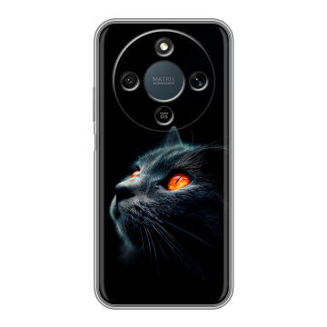 Силиконовый чехол на Honor X9d с принтом милый котик