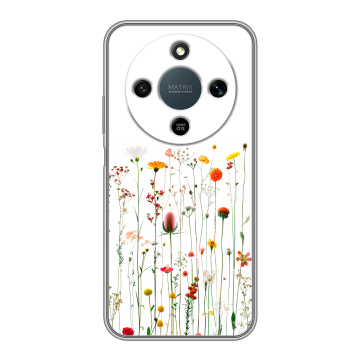 Силиконовый чехол на Honor X9d с принтом цветы