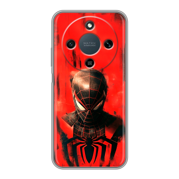 Силиконовый чехол на Honor X9d с принтом человек паук spiderman