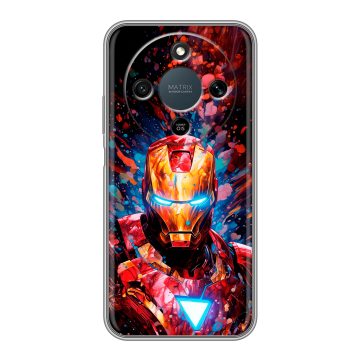Силиконовый чехол на Honor X9d с принтом Железный человек Ironman