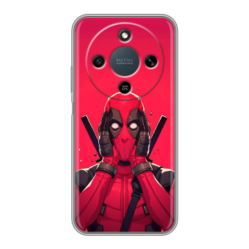 Силиконовый чехол на Honor X9d с принтом Дедпул Deadpool