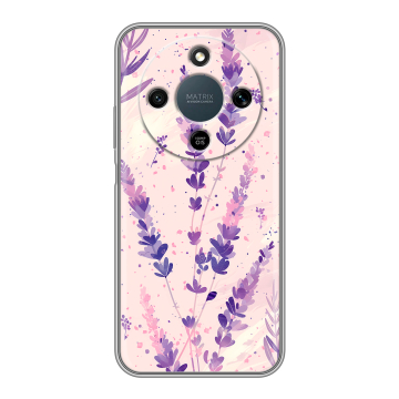 Силиконовый чехол на Honor X9d с принтом цветы лаванда