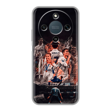 Силиконовый чехол на Honor X9d с принтом Реал Роналдо Real Ronaldo