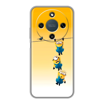 Силиконовый чехол на Honor X9d с принтом Миньоны