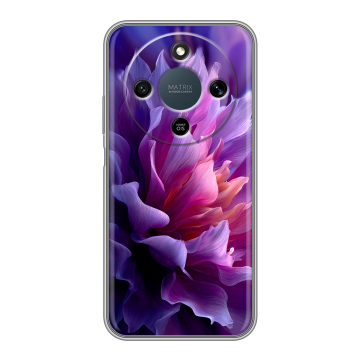 Силиконовый чехол на Honor X9d с принтом женский цветы