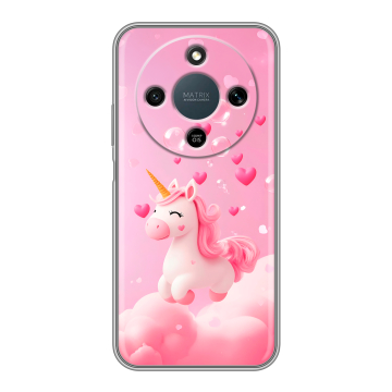 Силиконовый чехол на Honor X9d с принтом Единорог Силиконовый чехол на Honor X9d с принтом Единорог