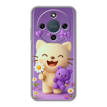 Силиконовый чехол на Honor X9d с принтом для девочек Силиконовый чехол на Honor X9d с принтом для девочек