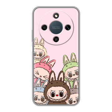 Силиконовый чехол на Honor X9d с принтом Лабубу Силиконовый чехол на Honor X9d с принтом Лабубу