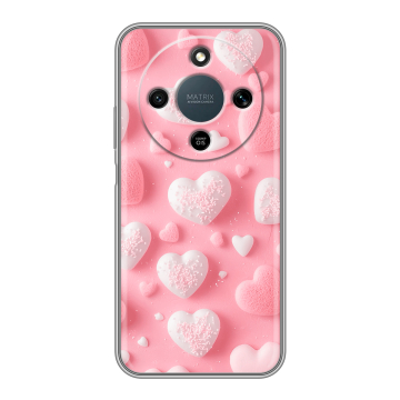 Силиконовый чехол на Honor X9d с принтом Сердечки Силиконовый чехол на Honor X9d с принтом Сердечки