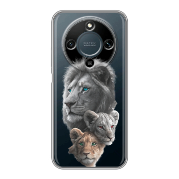 Силиконовый чехол на Honor X9d с принтом Львы Силиконовый чехол на Honor X9d с принтом Львы