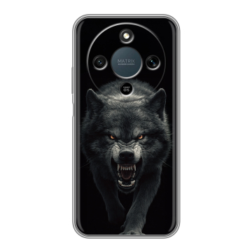 Силиконовый чехол на Honor X9d с принтом Волк