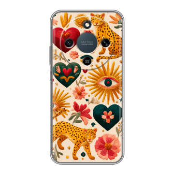 Силиконовый чехол на Honor X9d с принтом Модный принт