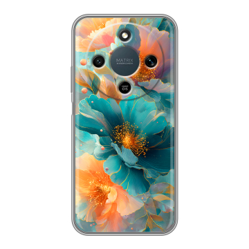Силиконовый чехол на Honor X9d с принтом Цветы