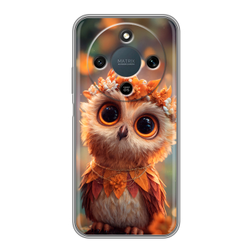 Силиконовый чехол на Honor X9d с принтом Милая сова