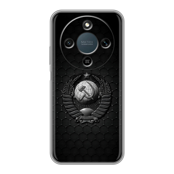 Силиконовый чехол на Honor X9d с принтом Герб Флаг СССР