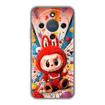 Силиконовый чехол на Honor X9d с принтом Labubu Лабубу