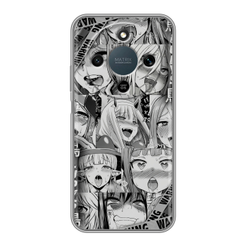 Силиконовый чехол на Honor X9d с принтом Ahegao Ахегао Аниме