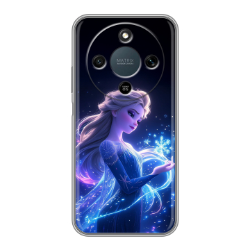 Силиконовый чехол на Honor X9d с принтом Холодное сердце Frozen