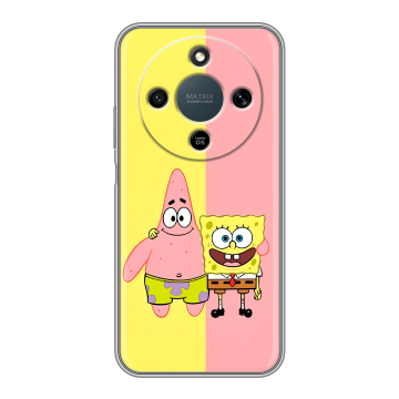 Силиконовый чехол на Honor X9d с принтом Спанч боб Спанчбоб