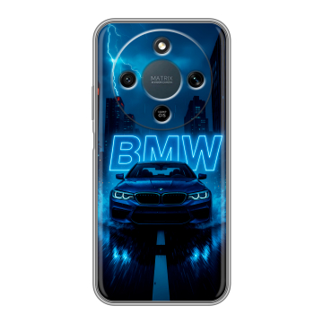 Силиконовый чехол на Honor X9d с принтом BMW БМВ