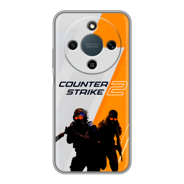 Силиконовый чехол на Honor X9d с принтом Counter Strike
