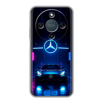 Силиконовый чехол на Honor X9d с принтом Mercedes Мерседес
