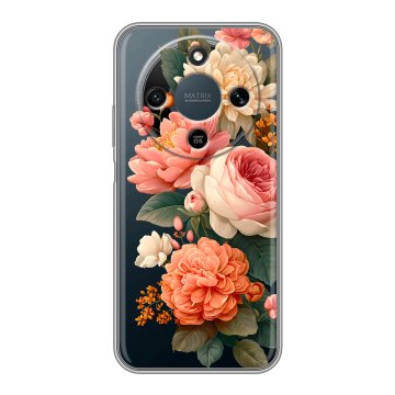 Силиконовый чехол на Honor X9d с принтом цветы