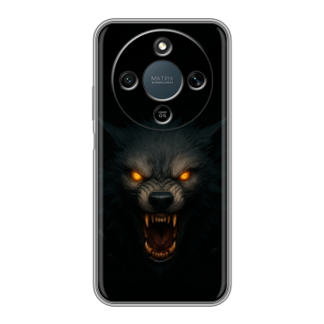 Силиконовый чехол на Honor X9d с принтом Волк