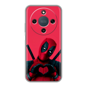 Силиконовый чехол на Honor X9d с принтом Дедпул Deadpool