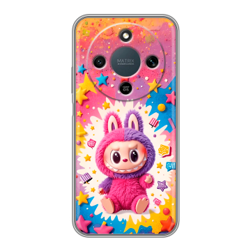 Силиконовый чехол на Honor X9d с принтом Labubu Лабубу