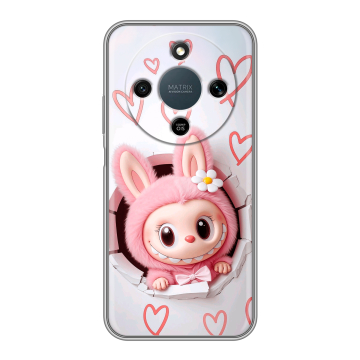 Силиконовый чехол на Honor X9d с принтом Labubu Лабубу