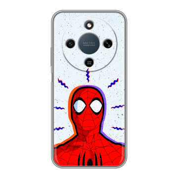 Силиконовый чехол на Honor X9d с принтом Spiderman Человек паук