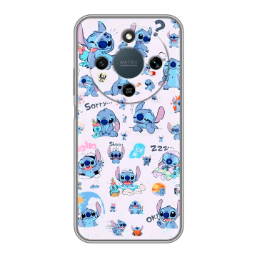 Силиконовый чехол на Honor X9d с принтом Лило и Стич