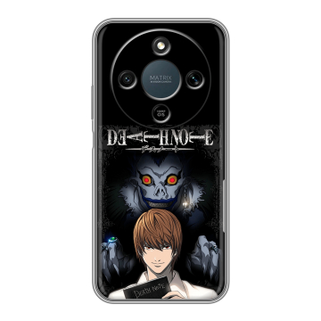 Силиконовый чехол на Honor X9d с принтом Death note Тетрадь смерти