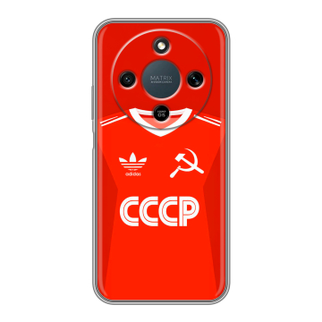 Силиконовый чехол на Honor X9d с принтом Флаг Герб СССР