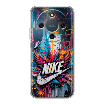 Силиконовый чехол на Honor X9d с принтом Nike Найк