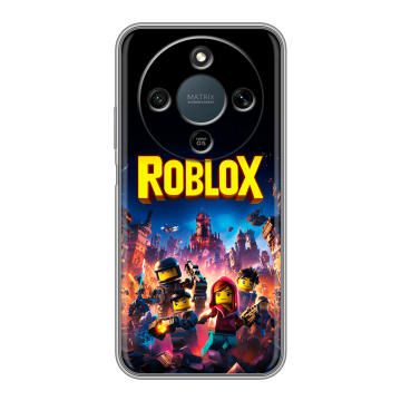 Силиконовый чехол на Honor X9d с принтом Roblox Роблокс
