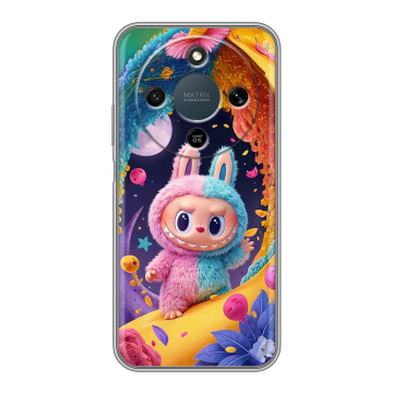 Силиконовый чехол на Honor X9d с принтом Labubu Лабубу