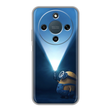 Силиконовый чехол на Honor X9d с принтом Миньоны