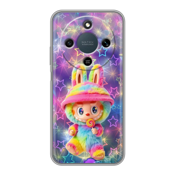 Силиконовый чехол на Honor X9d с принтом Labubu Лабубу