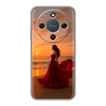 Силиконовый чехол на Honor X9d с принтом со своим фото