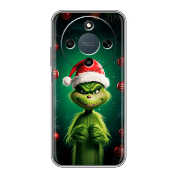 Силиконовый чехол на Honor X9d с принтом Гринч Новый год Рождество