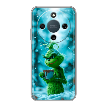 Силиконовый чехол на Honor X9d с принтом Новый год гринч