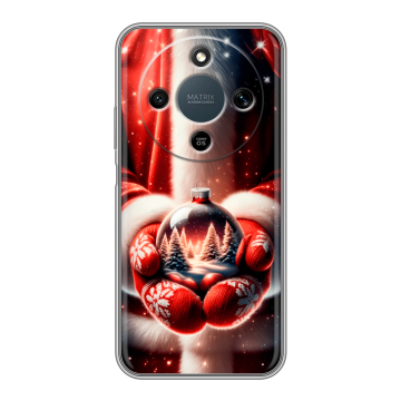 Силиконовый чехол на Honor X9d с принтом Новый год