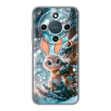 Силиконовый чехол на Honor X9d с принтом Новый год