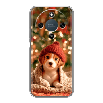 Силиконовый чехол на Honor X9d с принтом Новый год
