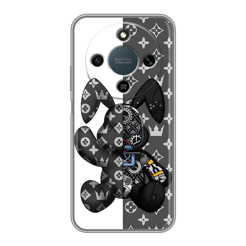 Силиконовый чехол на Honor X9d с принтом Луи робот Силиконовый чехол на Honor X9d с принтом Луи робот